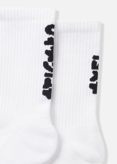 Чорапи AXEL ARIGATO Ribbed Crew Socks Бяло | X3956003, 2