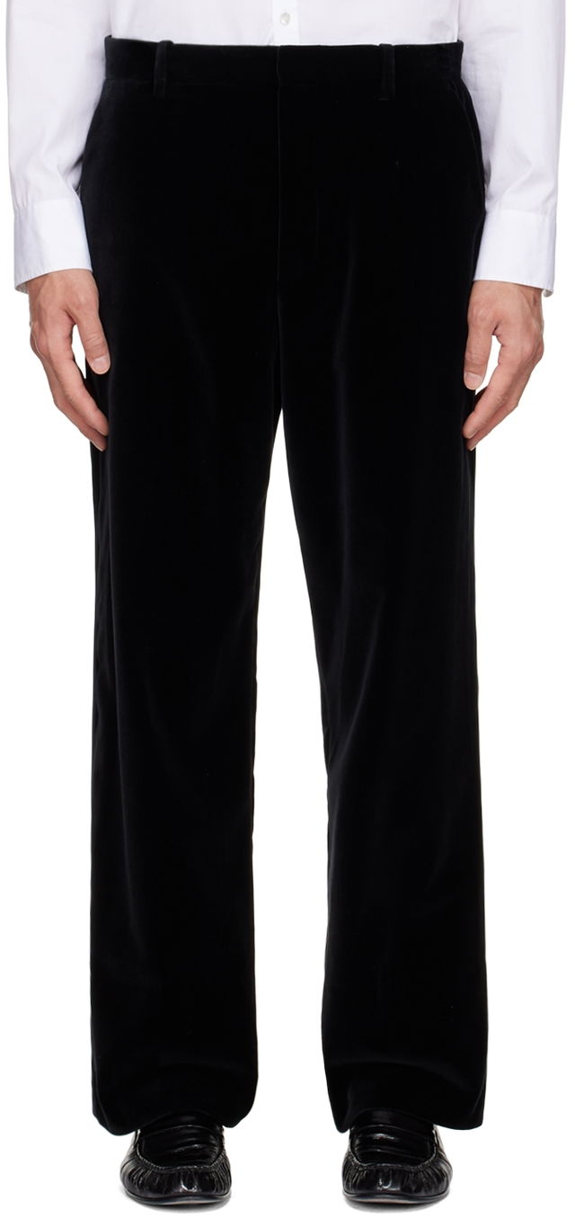 Gustavo Velvet Straight-Leg Trousers