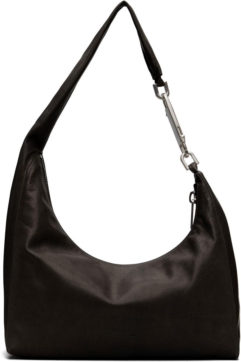 Чанта през рамо Rick Owens Rick Owens Small Gemini Bag Черно | RA02E0721 LCA