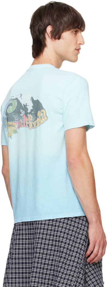 Тениска ERL ERL California Wave Graphic T-Shirt Синьо | ERL09T002, 2