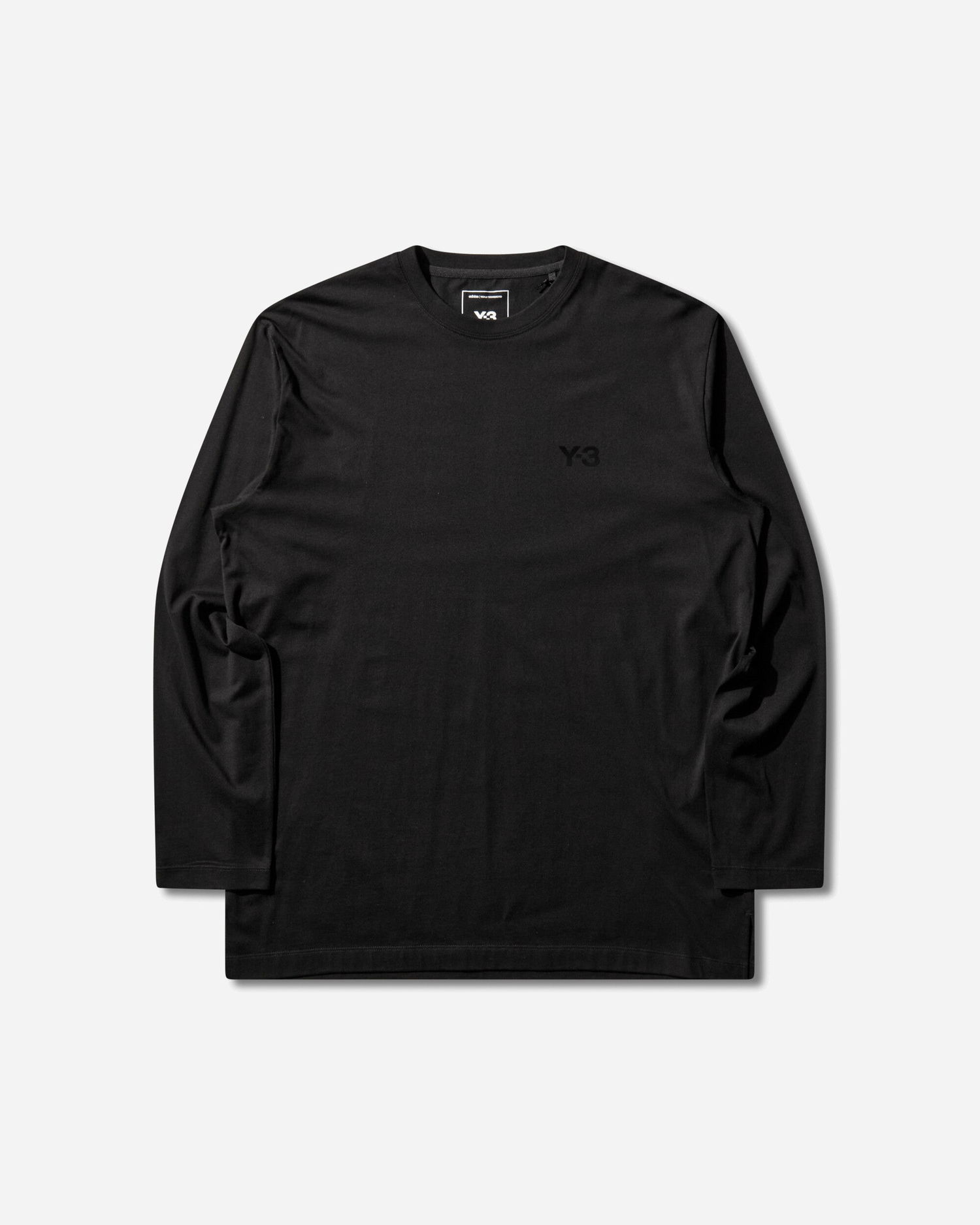 Тениска adidas Performance Y-3 Logo Long Sleeve T-Shirt Тъмно синьо | KQ9778, 1