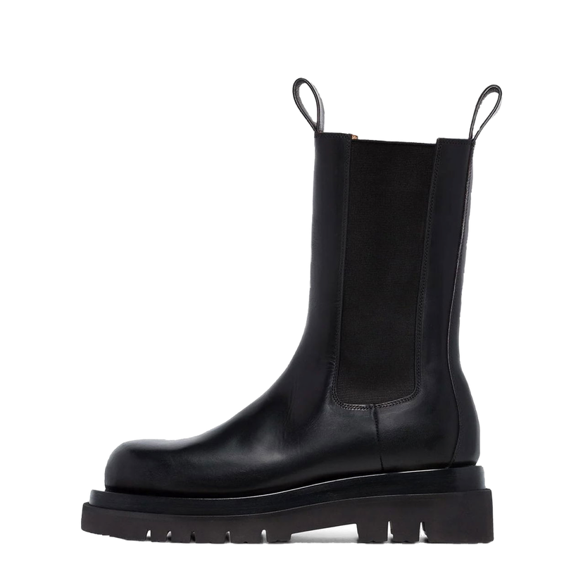 Кецове и обувки Bottega Veneta Leather Chelsea Boots Черно | 592045 VIFH0 1000