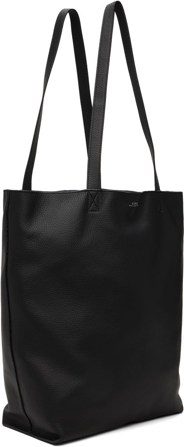 Голяма пазарска чанта A.P.C. A.P.C. Maiko Leather Tote Bag Черно | PXCBC-M61500, 1