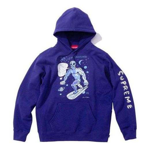 Суитчър Supreme Daniel Johnston Surfer Graphic Print Hoodie Лилаво | SUP-SS20-633