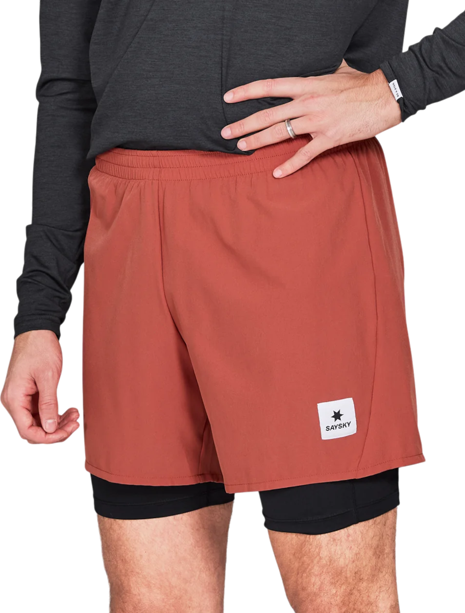 Къси панталони Saysky Saysky 2 in 1 Pace Shorts Червено | nmrsh20c505, 0