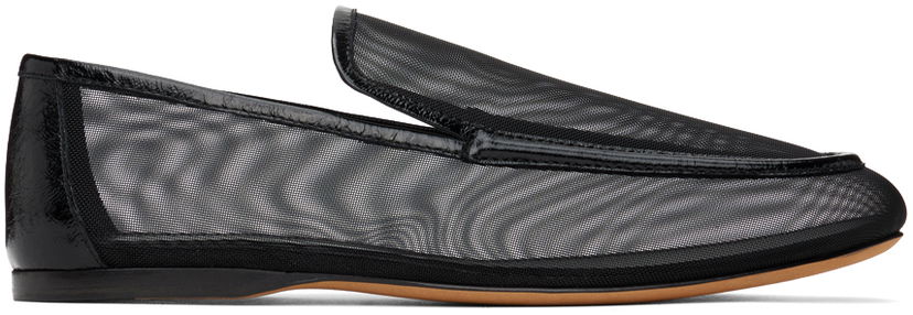 Кецове и обувки Khaite Khaite Alessia Mesh Loafers Черно | F4047-880