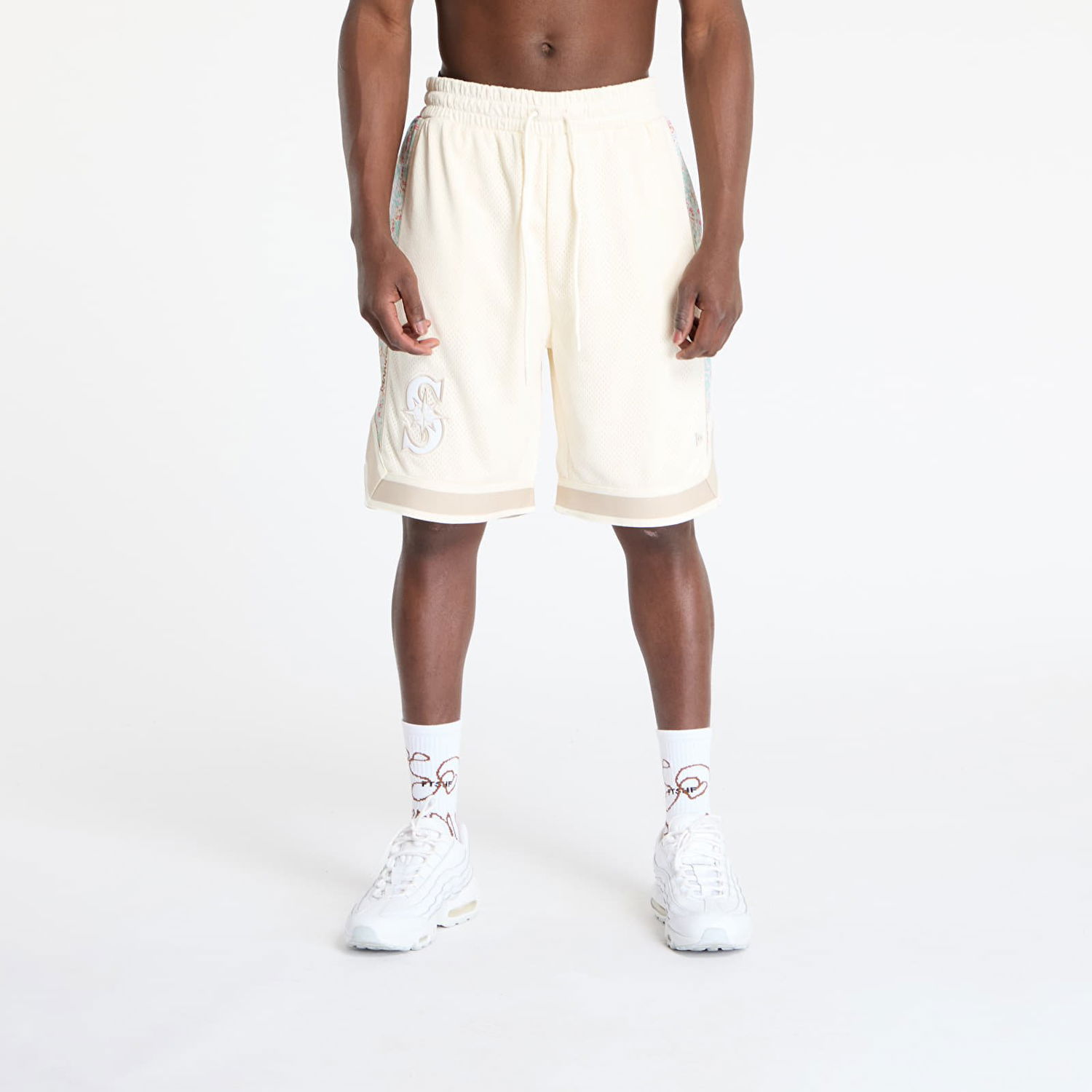 Къси панталони New Era New Era Seattle Mariners MLB Infill Mesh Shorts Бежово | 60667836, 0