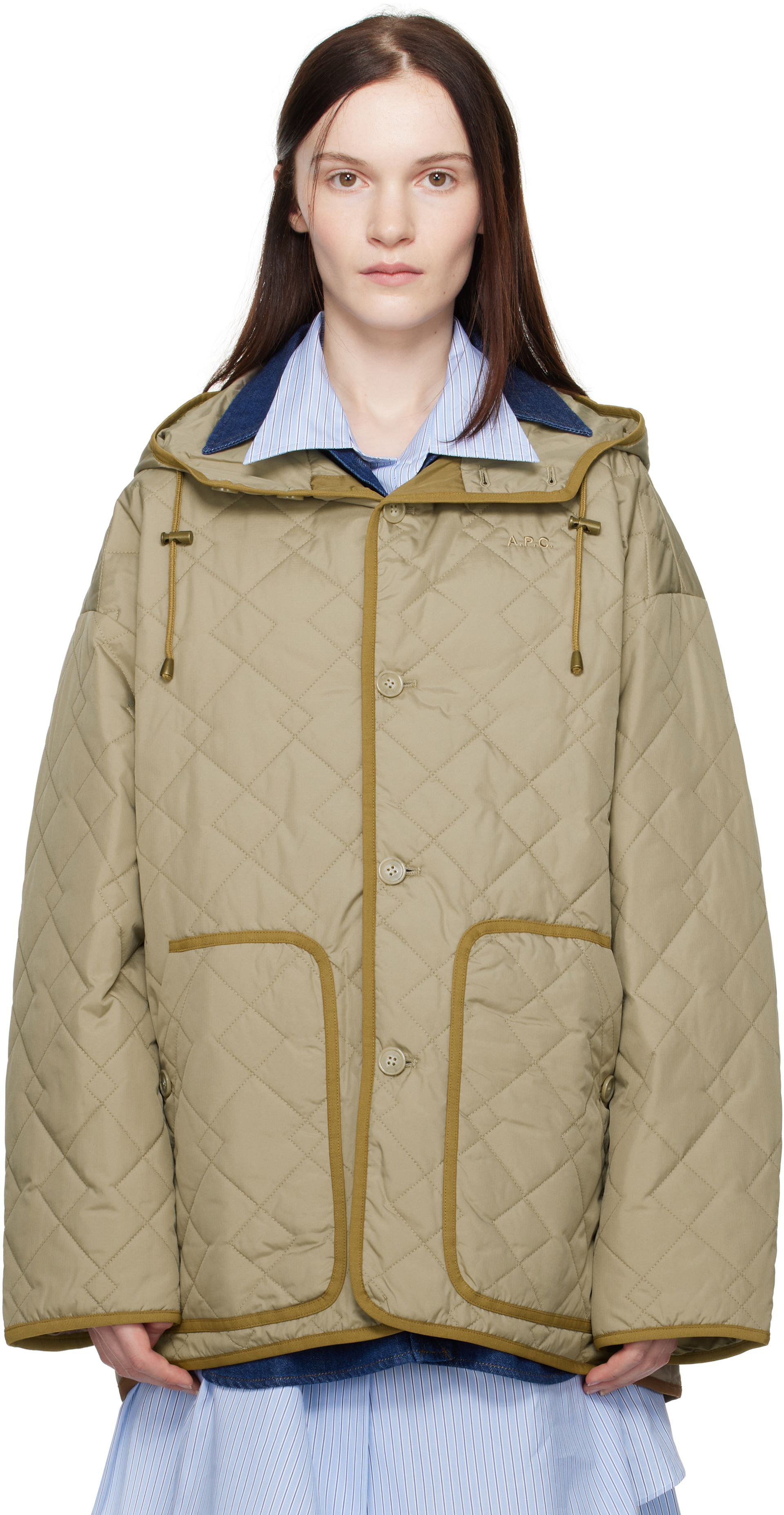 Hooded Quilted Jacket, 0