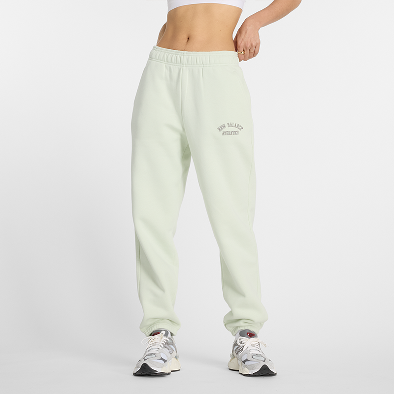 Спортни панталони New Balance WP43500NUM Sweatpants Зелено | NBWP43500NUM, 0