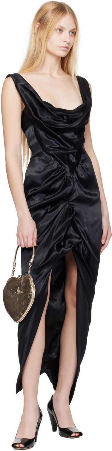 Дамска чанта Vivienne Westwood Vivienne Westwood Belle Heart Frame Bag Металик | 4B01000CW-L00AC-, 3