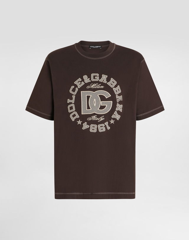 Dolce & Gabbana Embroidered Cotton T-Shirt