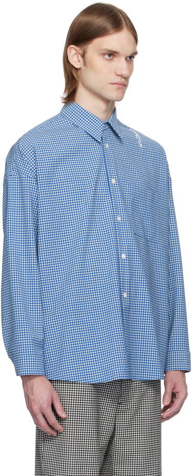 Риза Marni Marni Checked Wool Shirt Бежово | CUMU0061S5 UTP787, 4