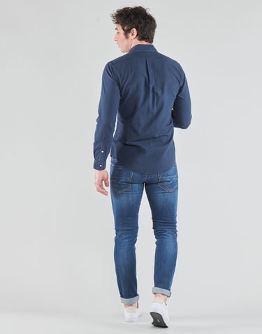 Риза Polo by Ralph Lauren Long Sleeve Shirt Тъмно синьо | 710723610003-NOOS, 3