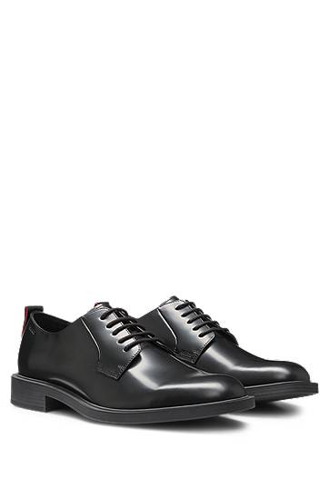 Derby Leather Shoes with Logo Detail