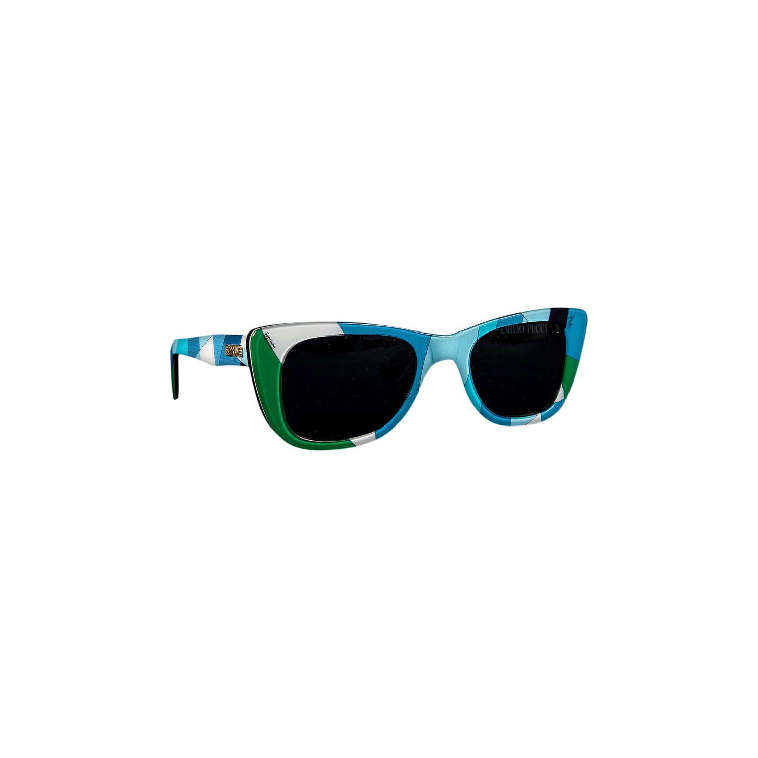 Слънчеви очила Supreme Emilio Pucci x Cat Sunglasses Синьо | SS21G5 BLUE, 1