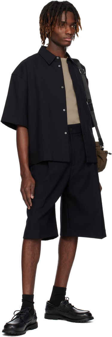Риза Studio Nicholson Studio Nicholson Sanko Boxy Shirt Черно | SANKO SNM - 1267, 3