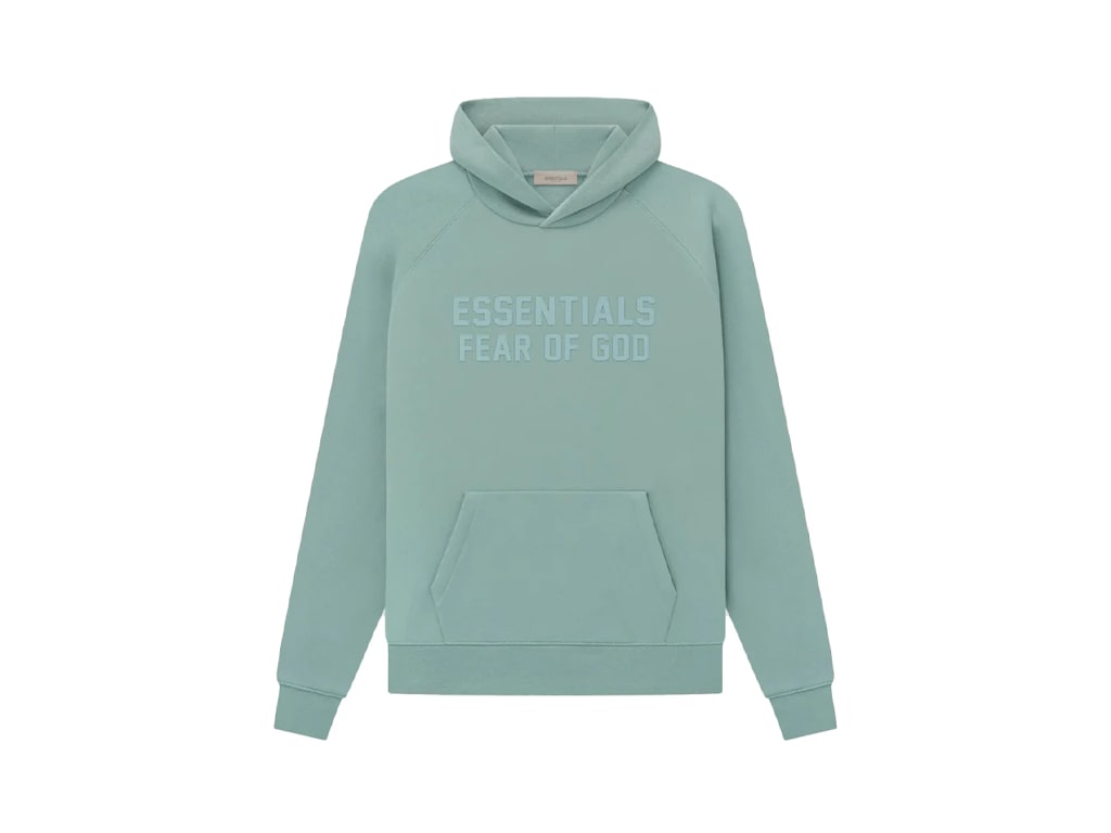 Суитчър Fear of God Essentials Hoodie Зелено | 192BT222051F, 0