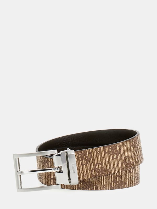Колани GUESS Reversible Logo Buckle Belt Кафяво | BMBCLOP5135, 0