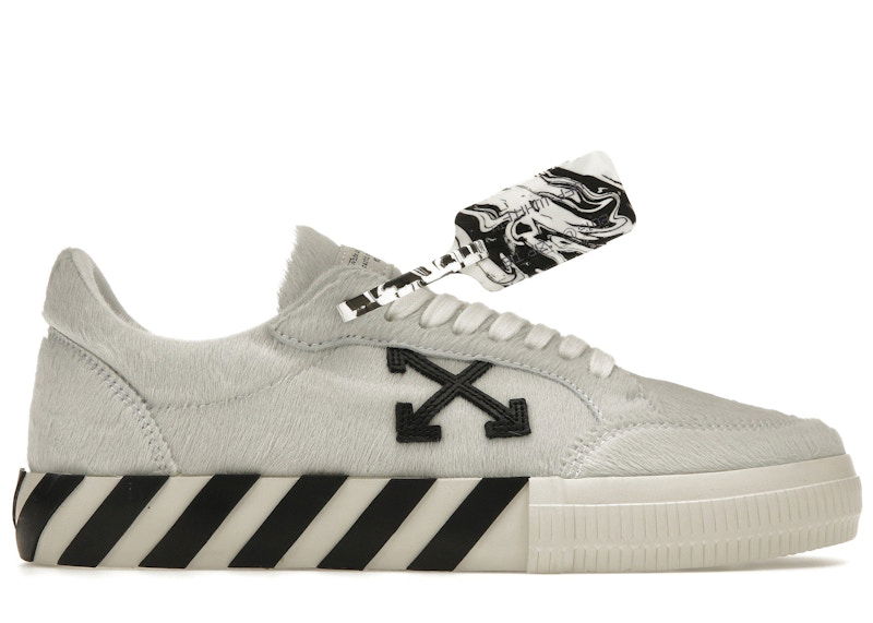 Кецове и обувки Off-White Vulc Low White Black Arrow FW 20 Бяло | OMIA085F20LEA0020110, 0