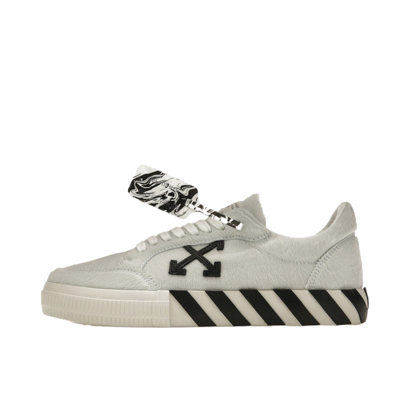 Кецове и обувки Off-White Vulc Low White Black Arrow FW 20 Бяло | OMIA085F20LEA0020110
