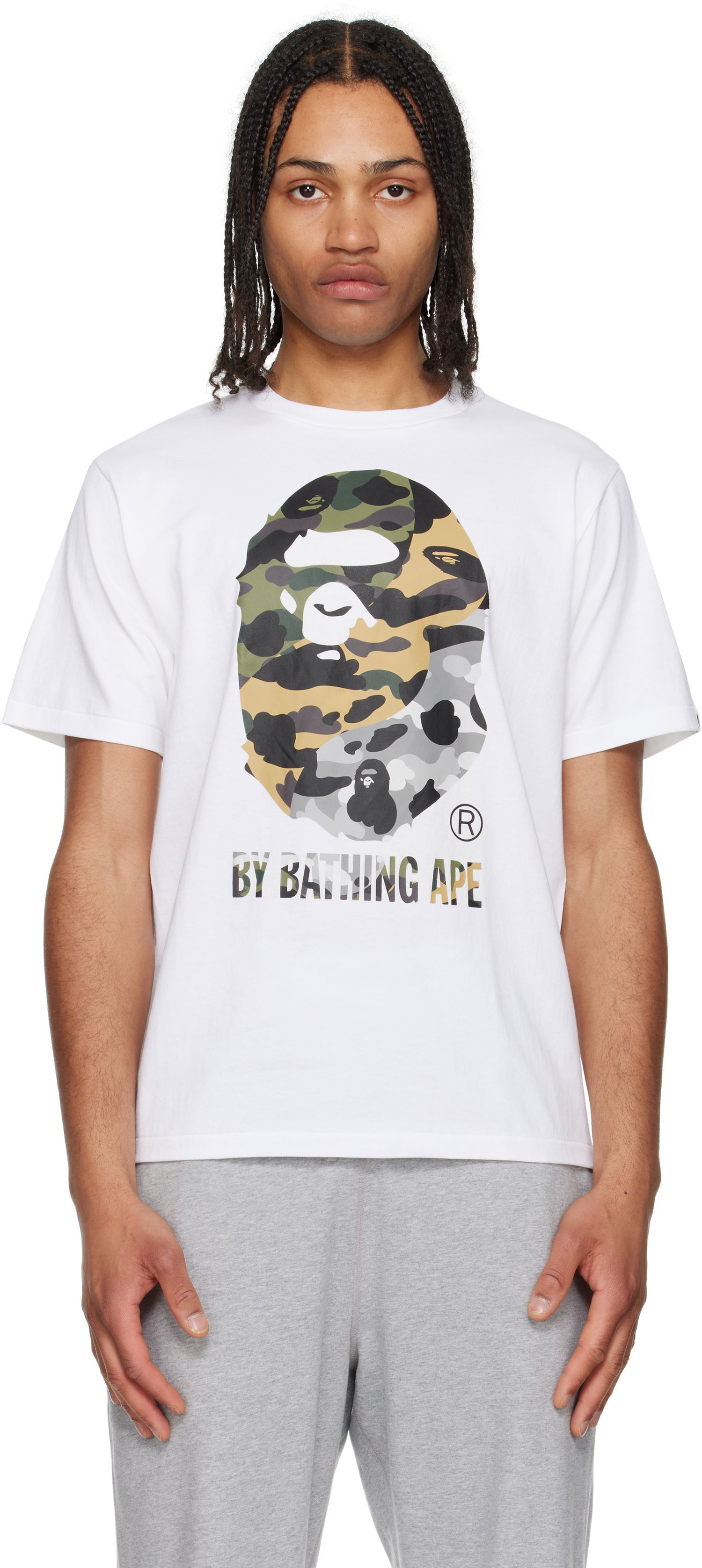 Тениска BAPE 1st Camo Crazy 'By Bathing Ape' T-shirt Многоцветен | 001TEL301017M, 0