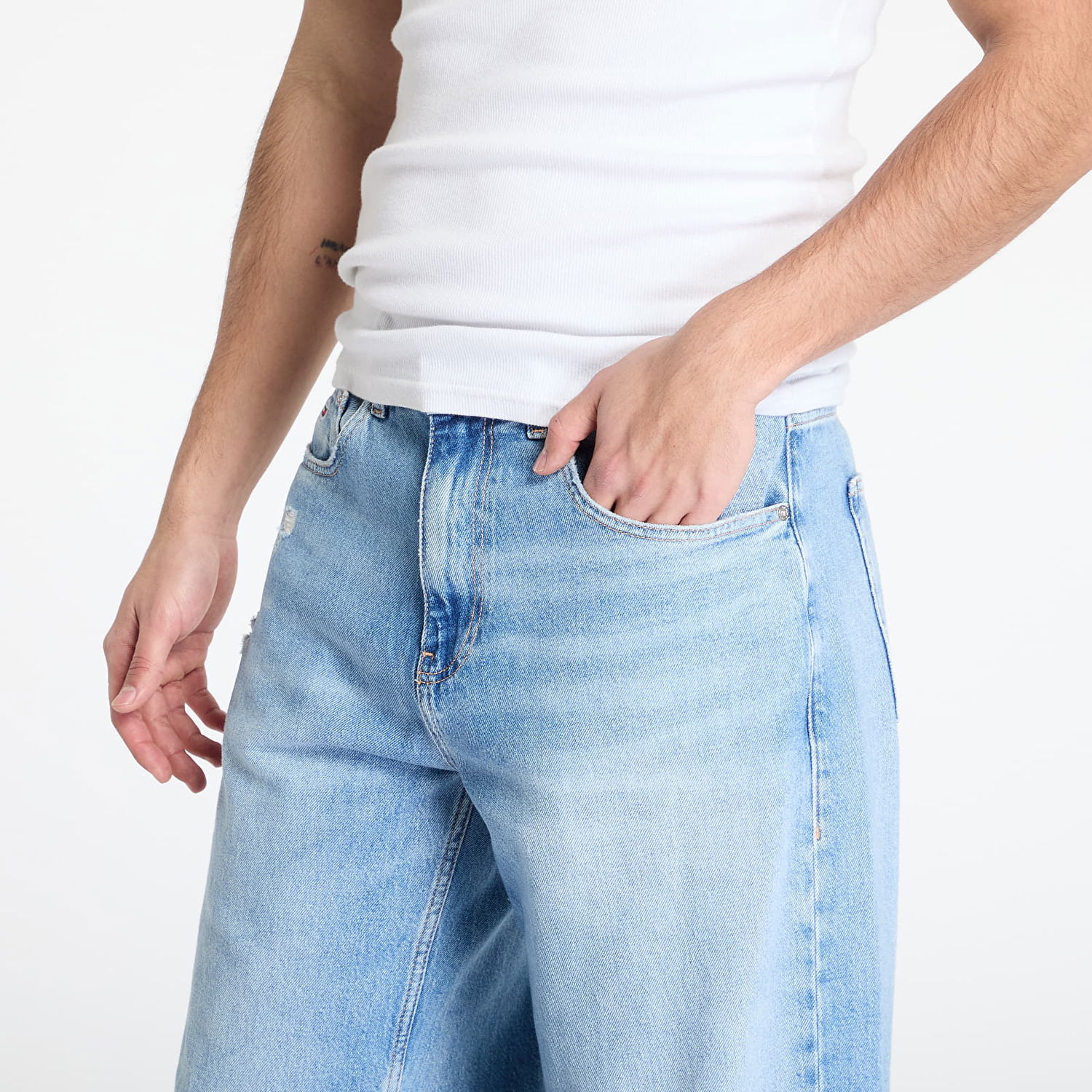 Дънки Tommy Hilfiger Tommy Jeans Jaimie Relaxed Straight Jeans W36/L32 Синьо | DM0DM21036 1AB, 1