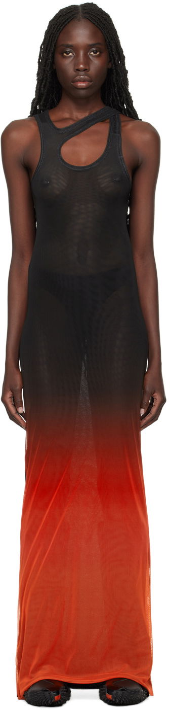 Pокля Ottolinger Ottolinger Gradient Maxi Dress Черно | 102702, 0