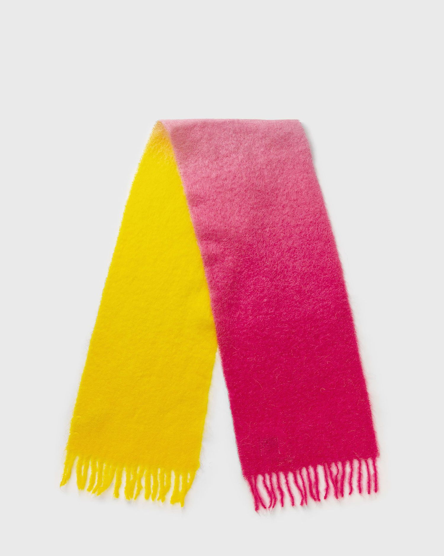 Шал GANNI Mohair Gradient Fringed Scarf Многоцветен | 5714667454759, 0