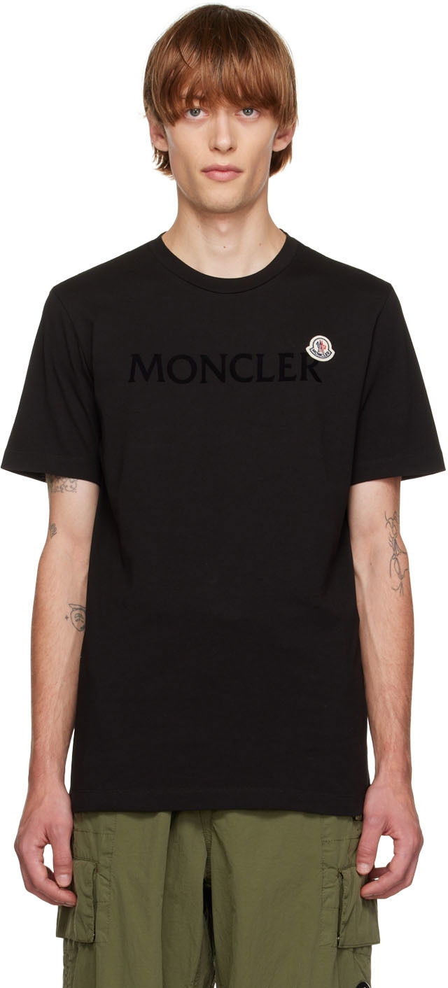 Тениска Moncler Cotton T-Shirt Черно | H20918C000258390T, 0