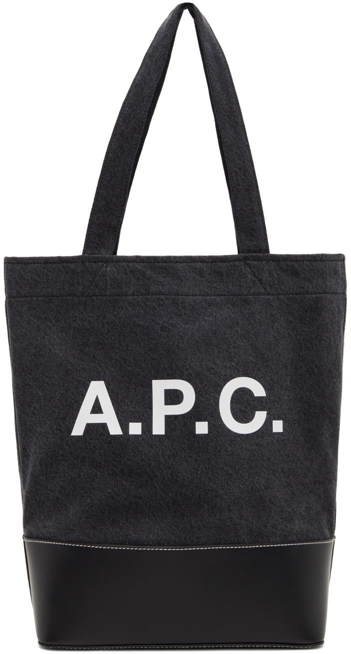 Голяма пазарска чанта A.P.C. Axel Tote Bag Черно | COGZE-M61444, 0