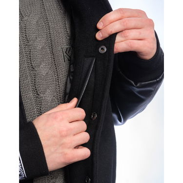 Яке Mitchell & Ness NFL Blackout Collection Oakland Raiders Varsity Jacket Черно | JK9935-ORABLCK, 8