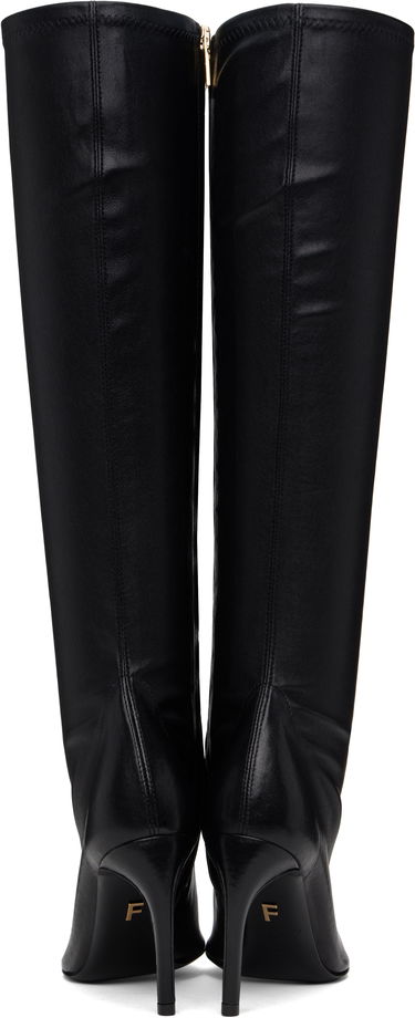 Чорапи FERRAGAMO Ferragamo High Nappa Stretch Boots Черно | 778269, 1