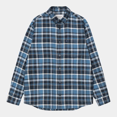 Риза Carhartt WIP Carhartt WIP Fendrick Long Sleeve Shirt Синьо | I034382_6, 4