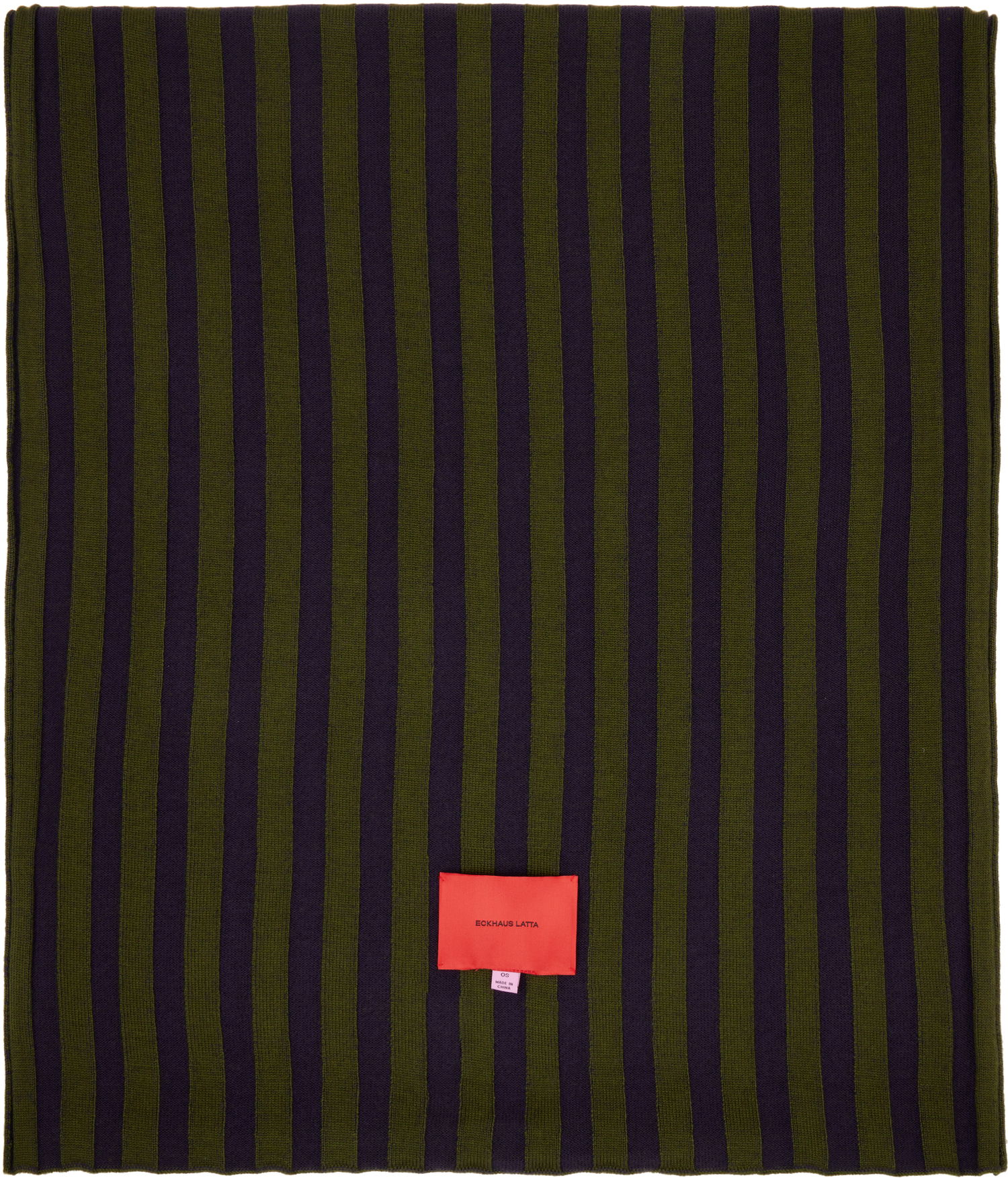 Шал Eckhaus Latta Eckhaus Latta Keyboard Striped Knit Scarf Лилаво | 8256-EL-PF25-M -, 1