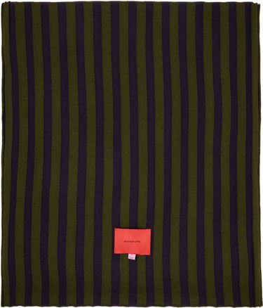 Шал Eckhaus Latta Eckhaus Latta Keyboard Striped Knit Scarf Лилаво | 8256-EL-PF25-M -, 1
