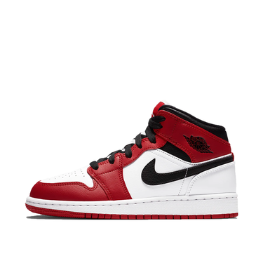 Кецове и обувки Jordan Air Jordan 1 Mid GS "Chicago" Бяло | 554725-173, 1