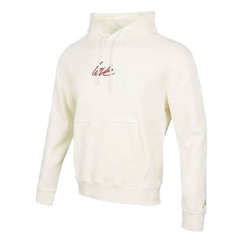 Суитчър Jordan Jordan Men's Fleece Hoodie Бяло | FD4801-133, 0