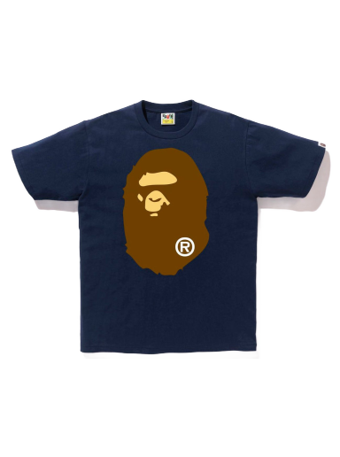 Тениска BAPE Ape Head Tee Тъмно синьо | 1I80-110-003