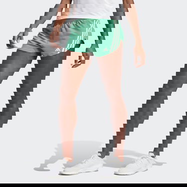 Къси панталони adidas Originals Run Icons 3-Stripes Low Carbon Running Shorts Зелено | HM4301, 0