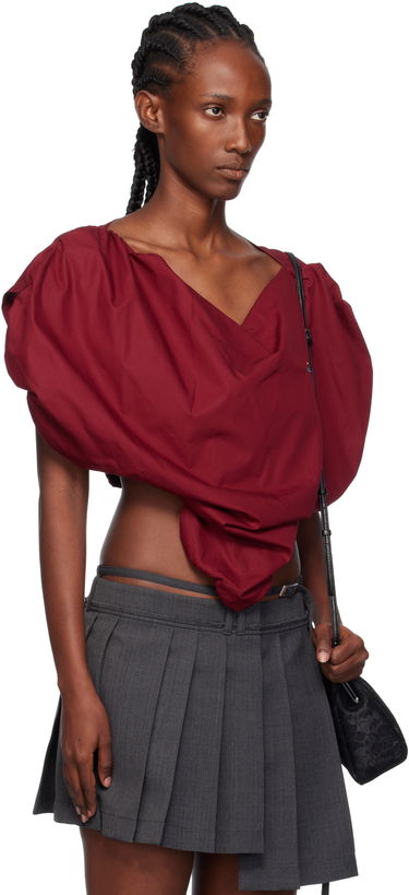 Риза Vivienne Westwood Vivienne Westwood Heart Puff Sleeve Blouse Черно | 1505000J-W009Q-, 4