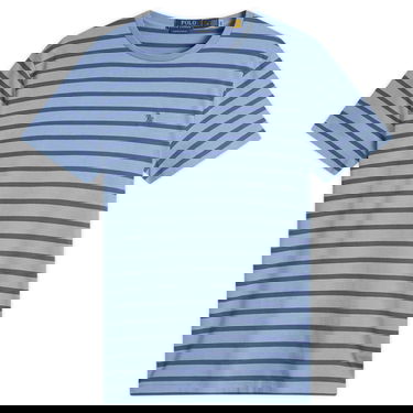 Тениска Polo by Ralph Lauren Stripe Crewneck Short Sleeve T-Shirt Синьо | 710938134008-BLU, 0