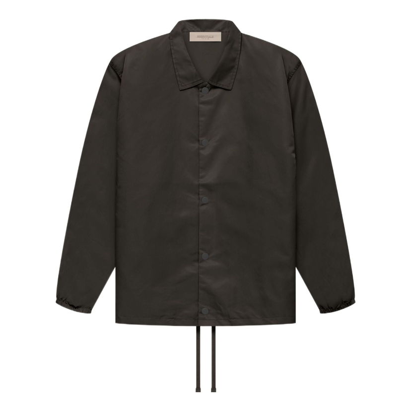 Ветровка Fear of God Essentials Nylon Coaches Jacket Черно | FOG-FW22-609