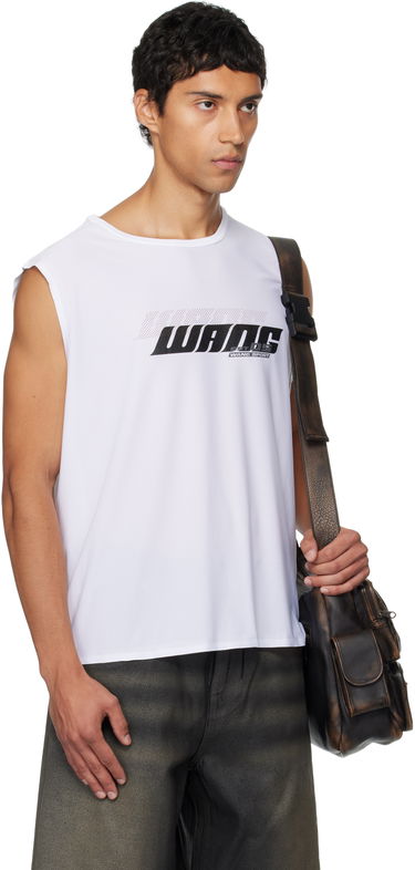 Потник Alexander Wang Alexander Wang Graphic Logo Muscle Tank Top Черно | 6CC3251089, 4