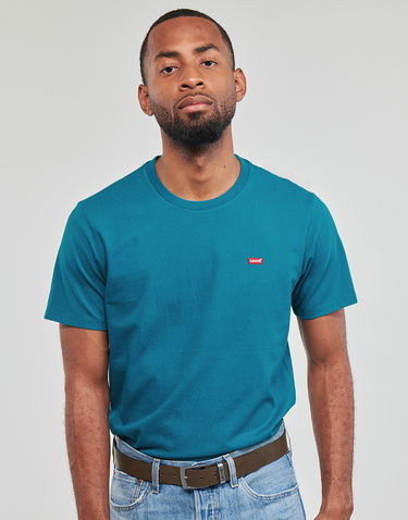 Тениска Levi's SS ORIGINAL HM TEE Тюркоазено | 56605-0184, 4