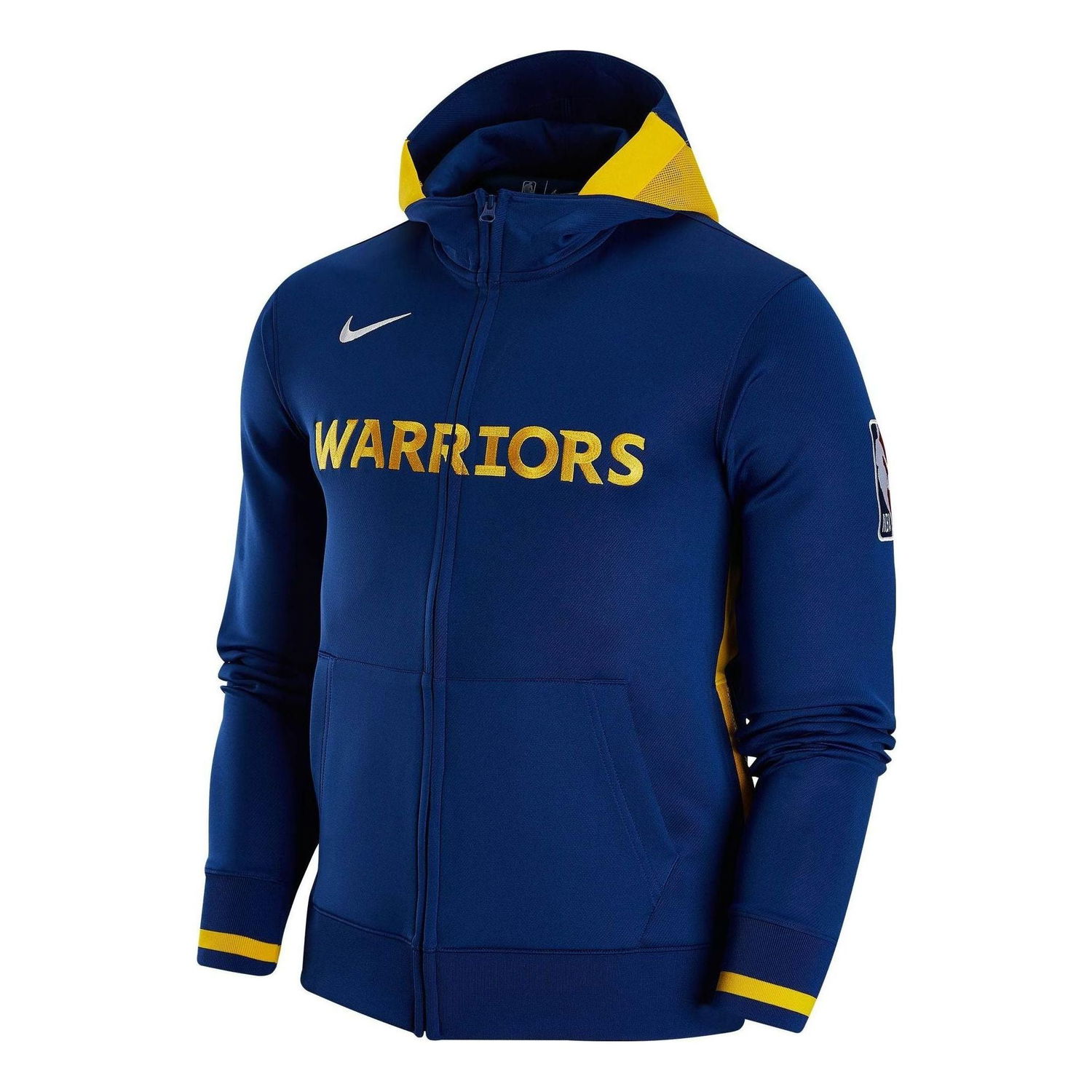 Суитчър Nike Golden State Warriors Showtime Full-Zip Hoodie Синьо | FB5345-495, 0