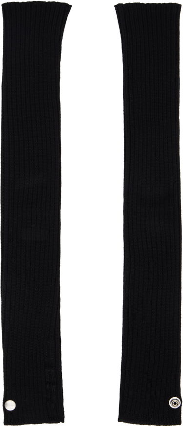 Ръкавици Rick Owens Rick Owens Hollywood Rasato Knit Arm Warmers Зелено | RU01E5488 M, 3