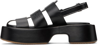 Кецове и обувки JW Anderson JW Anderson Stripe Platform Sandals Черно | SN0099-LA0323, 2