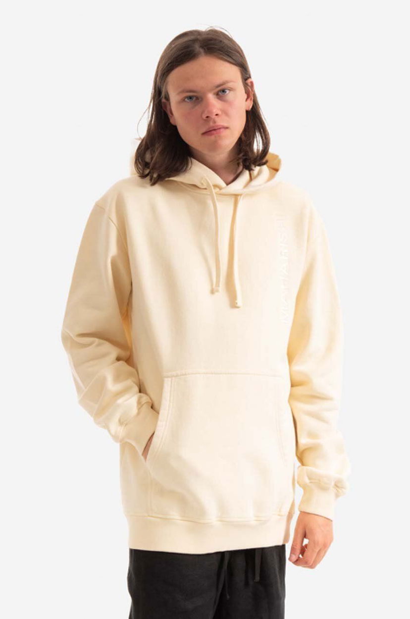 Суитчър Maharishi Organic Hoodie Бежово | 9756.ECRU