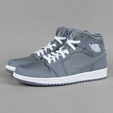 Кецове и обувки Jordan Air Jordan 1 Retro Mid ''Cool Grey'' Сиво | 554724-022, 1