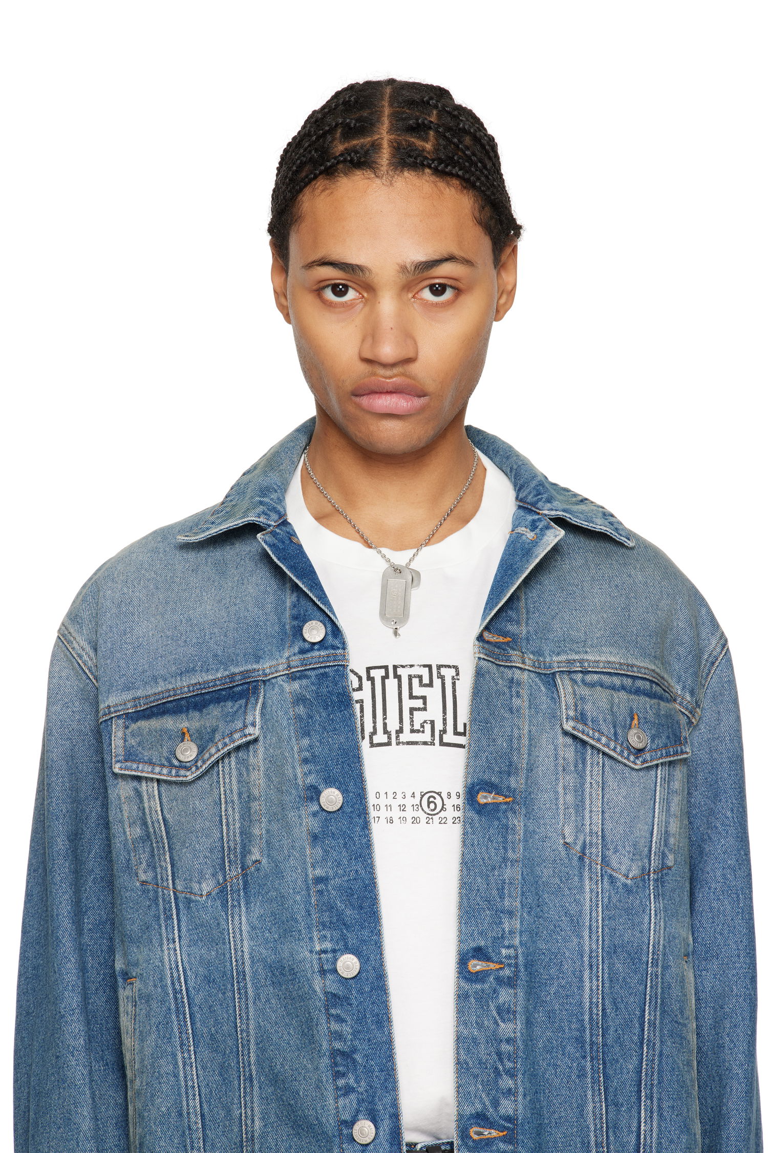 Колие Maison Margiela MM6 Maison Margiela Key Tag Necklace Металик | SM6UU0067 P7210, 1